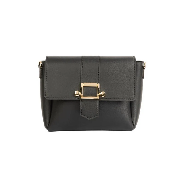 Baggiees Black leather Hand Bag
